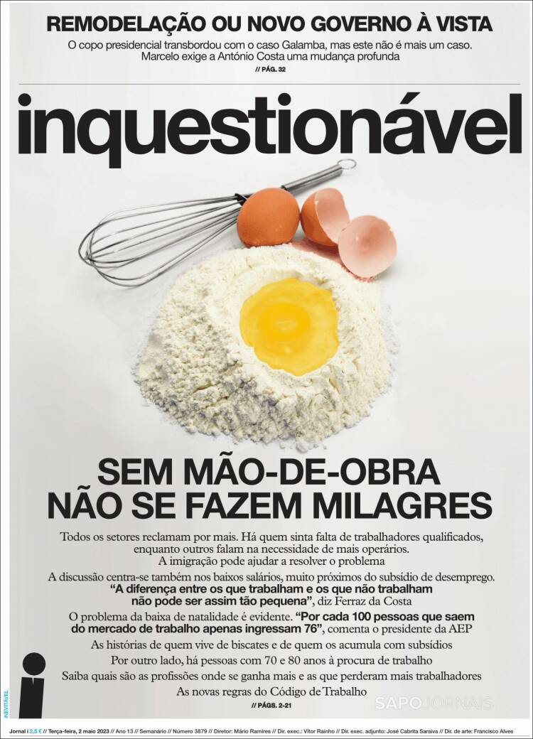 Portada de I - informação (Portugal)