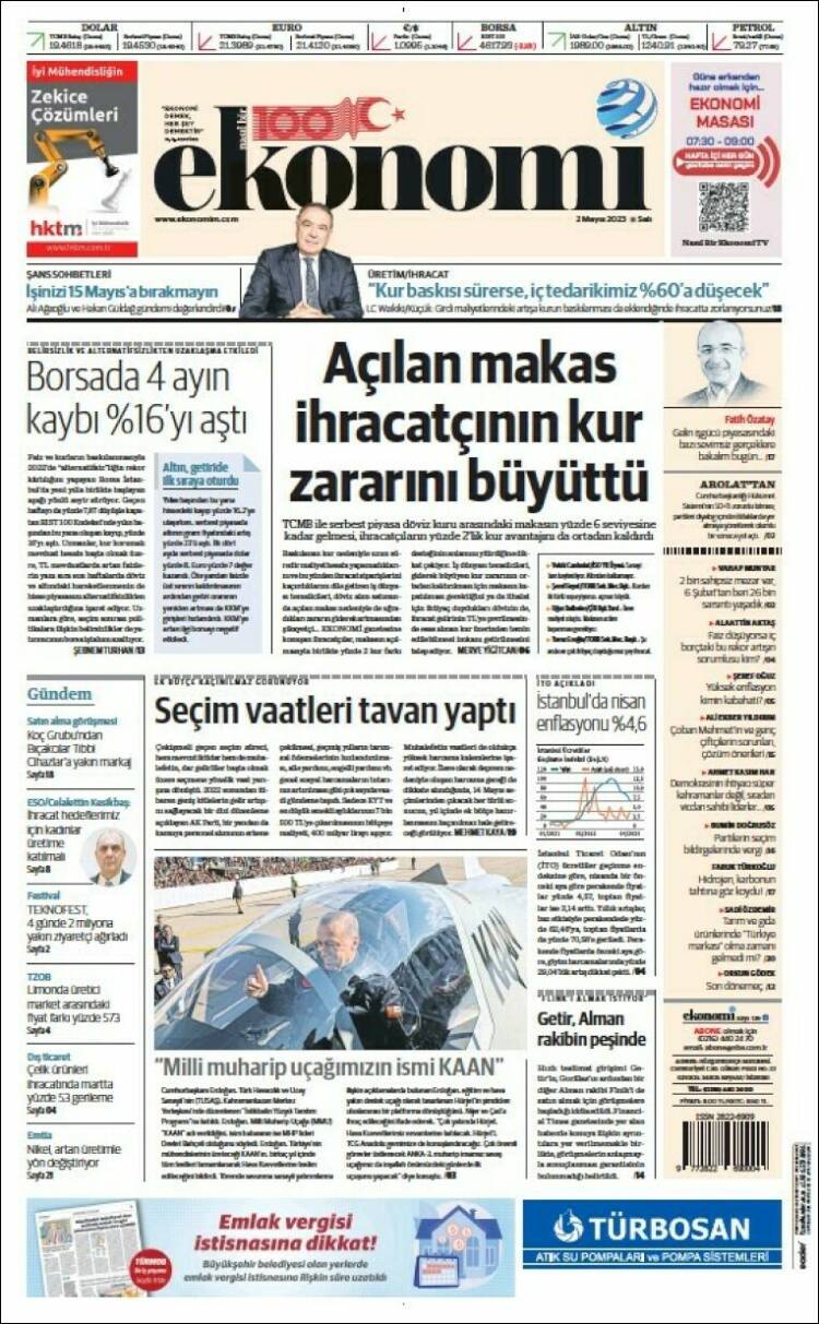 Portada de Dünya (Turqu&iacute;a)