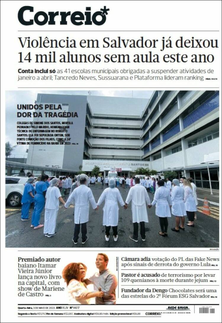 Portada de Correio* (Brasil)