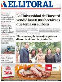 Portada de El Litoral Corrientes (Argentina)