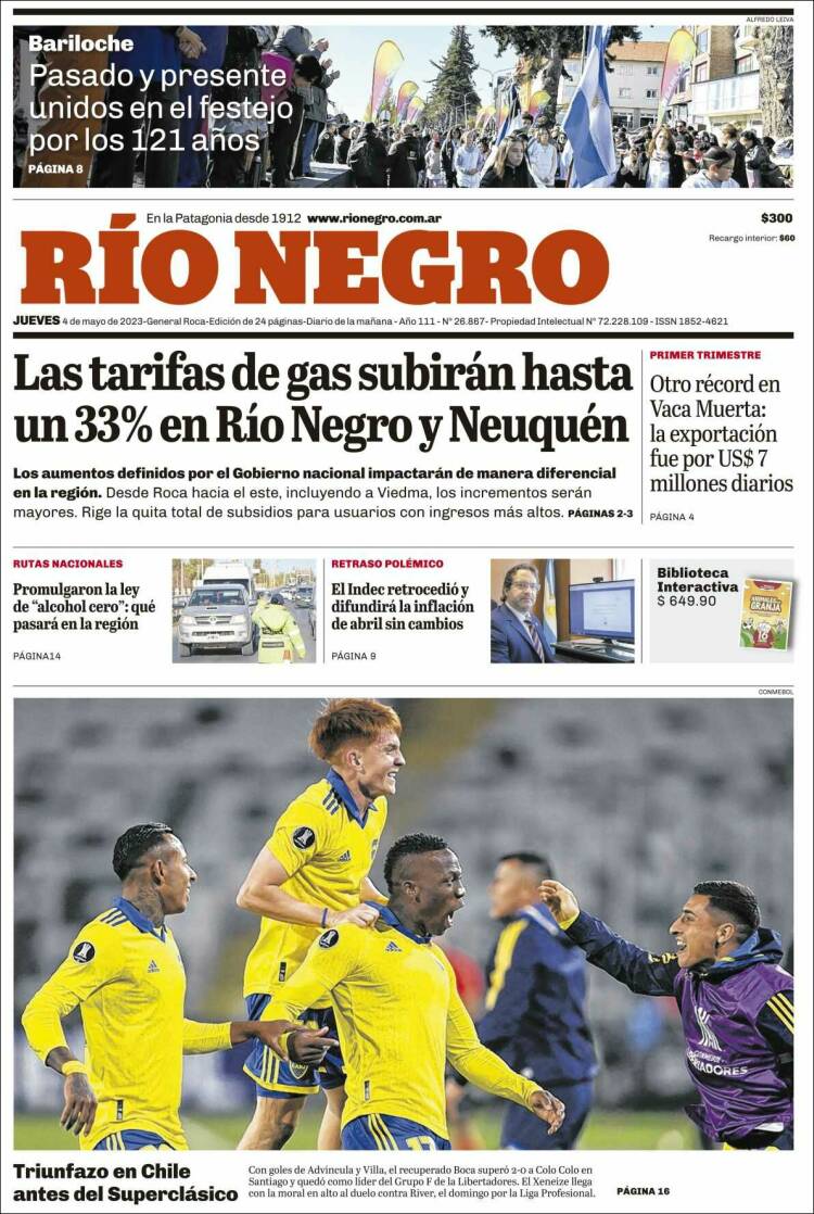 Portada de Rio Negro (Argentina)