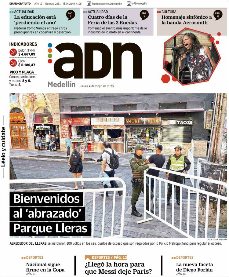 Portada de ADN - Medellín (Colombia)