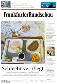 Portada de Frankfurter Rundschau (Alemania)