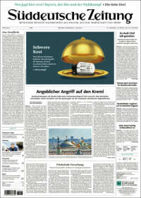 Portada de Sueddeutsche (Alemania)