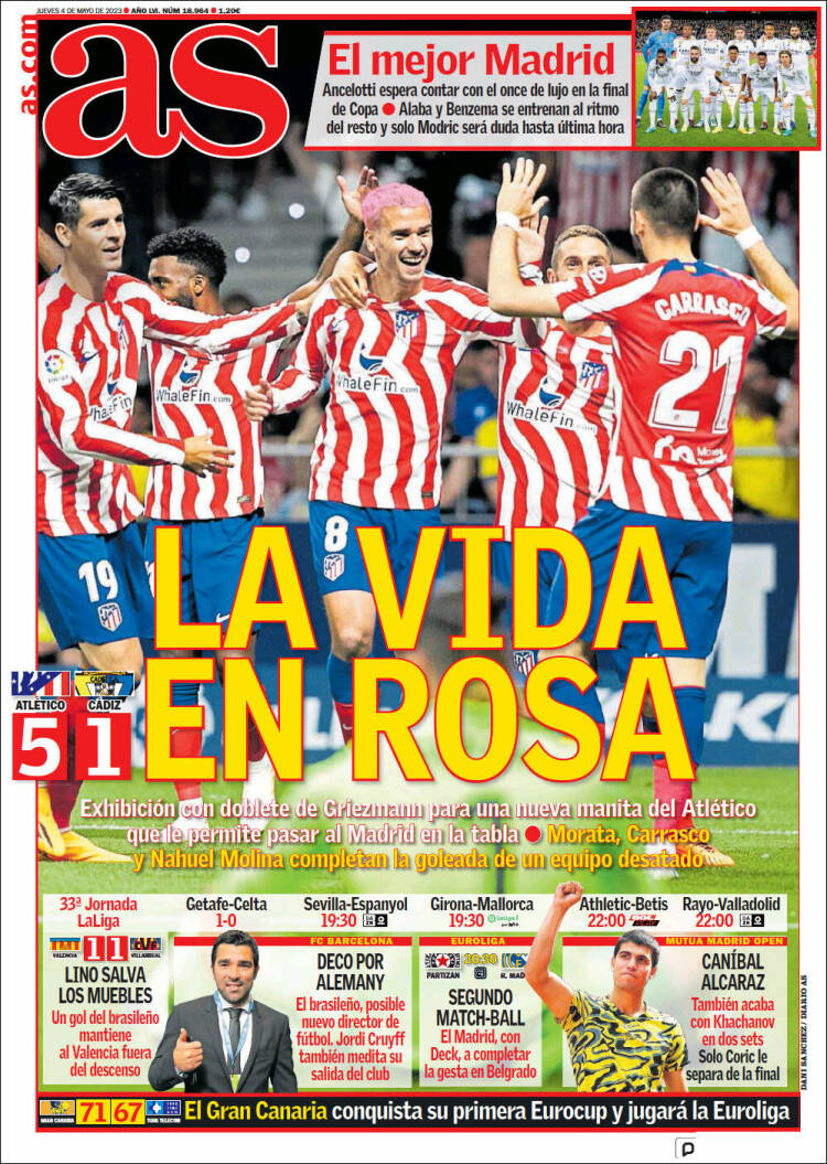 Portada de As (España)