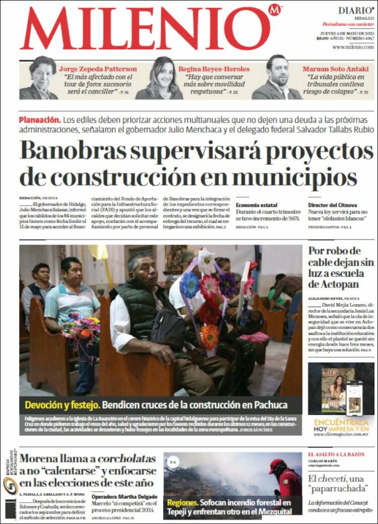 Portada de Milenio de Hidalgo (México)