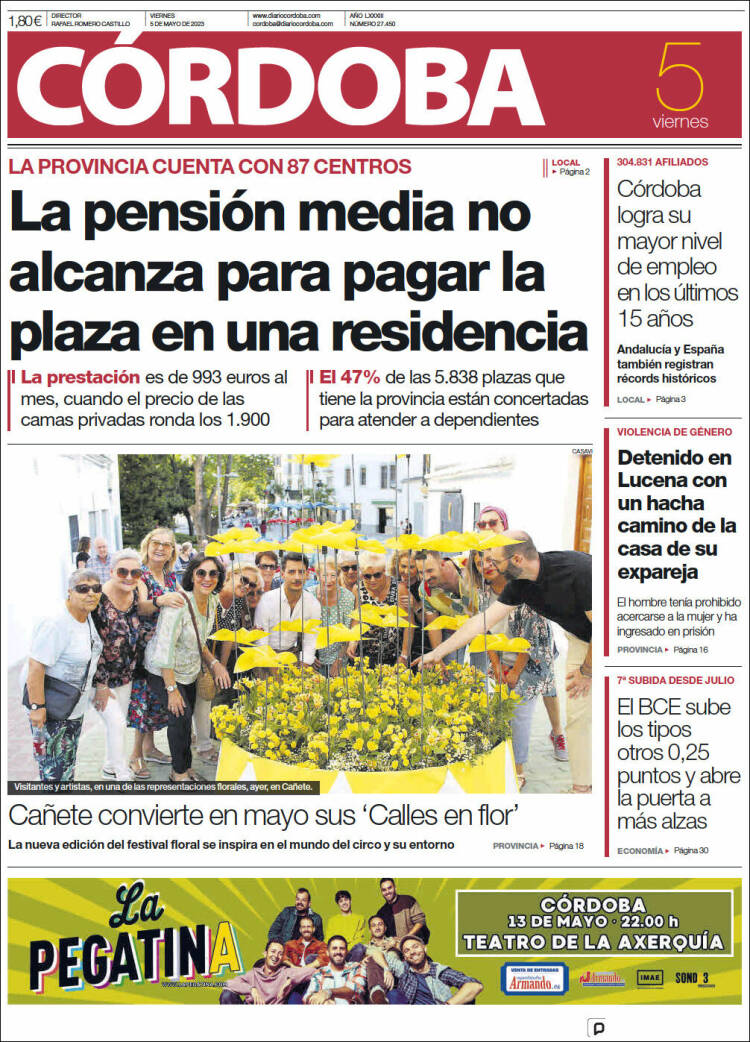 Portada de Diario de Córdoba (España)