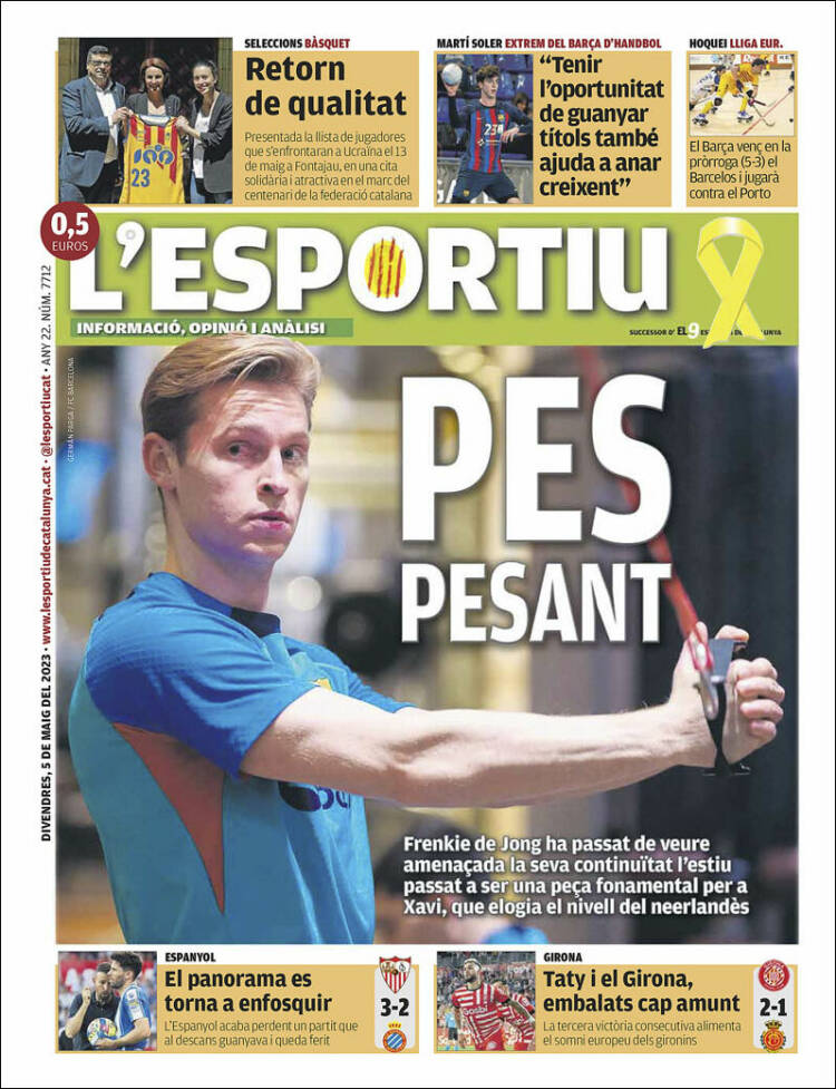 Portada de L'Esportiu (España)