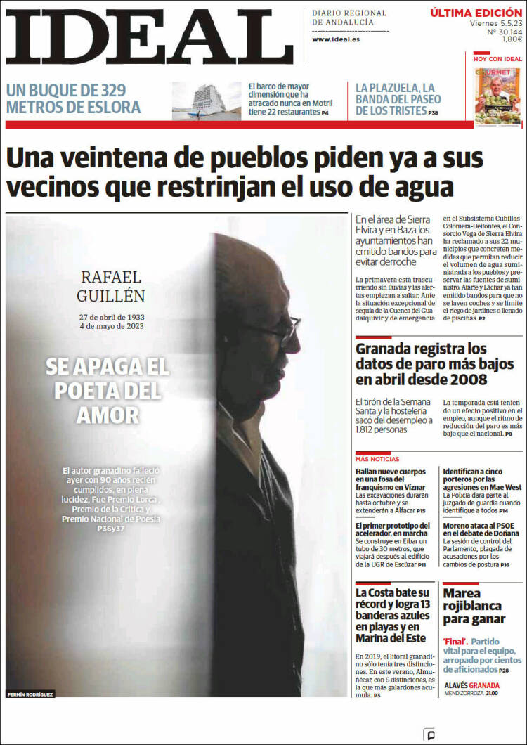 Portada de Ideal (España)