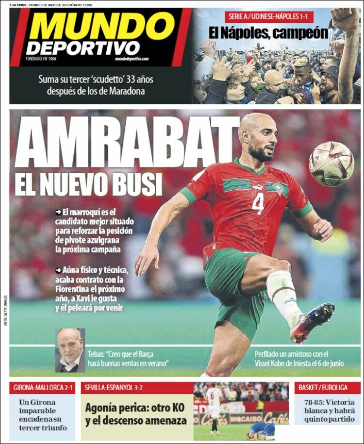 Portada de El Mundo Deportivo (España)