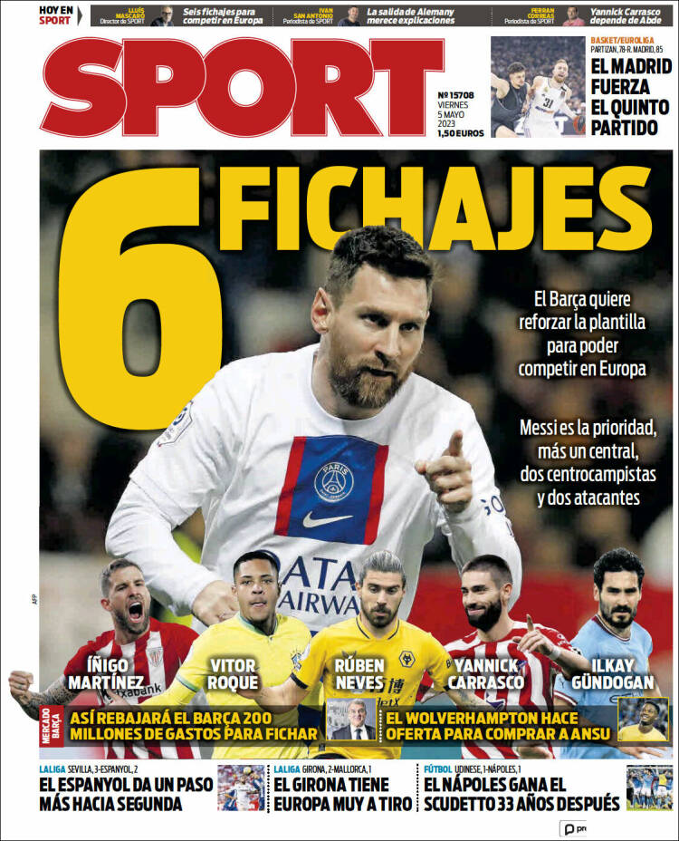 Portada de Sport (España)