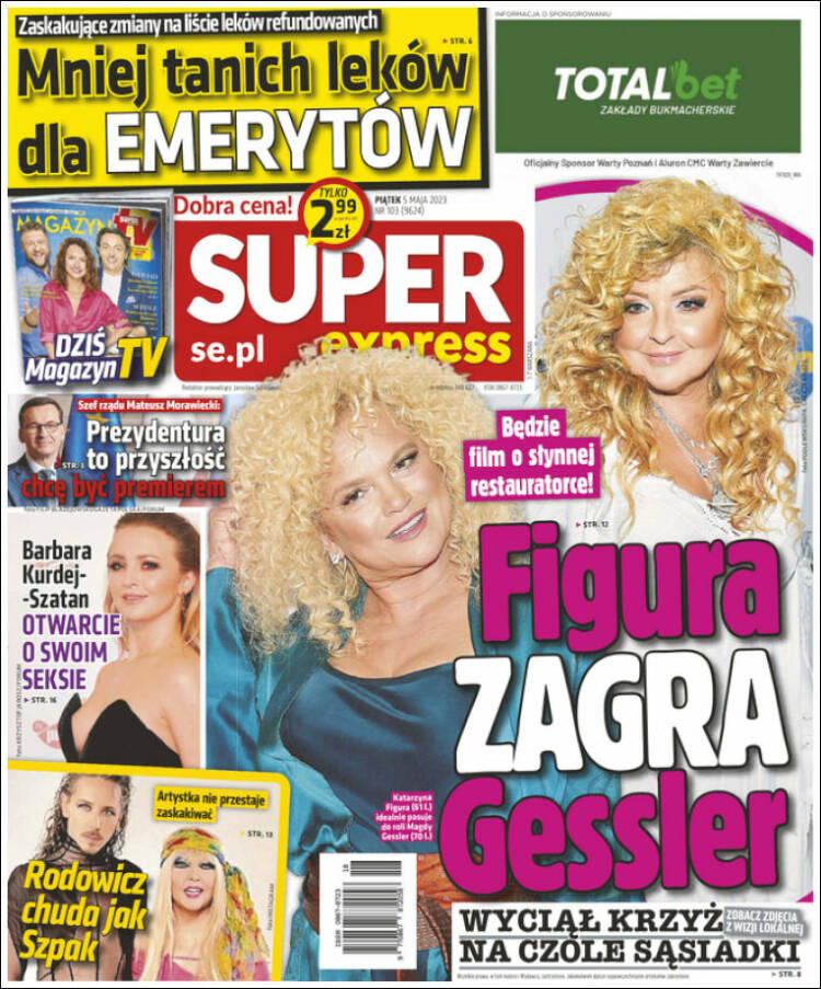 Portada de Super Express (Polonia)
