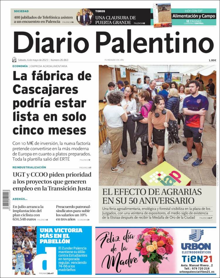 Portada de Diario Palentino (España)