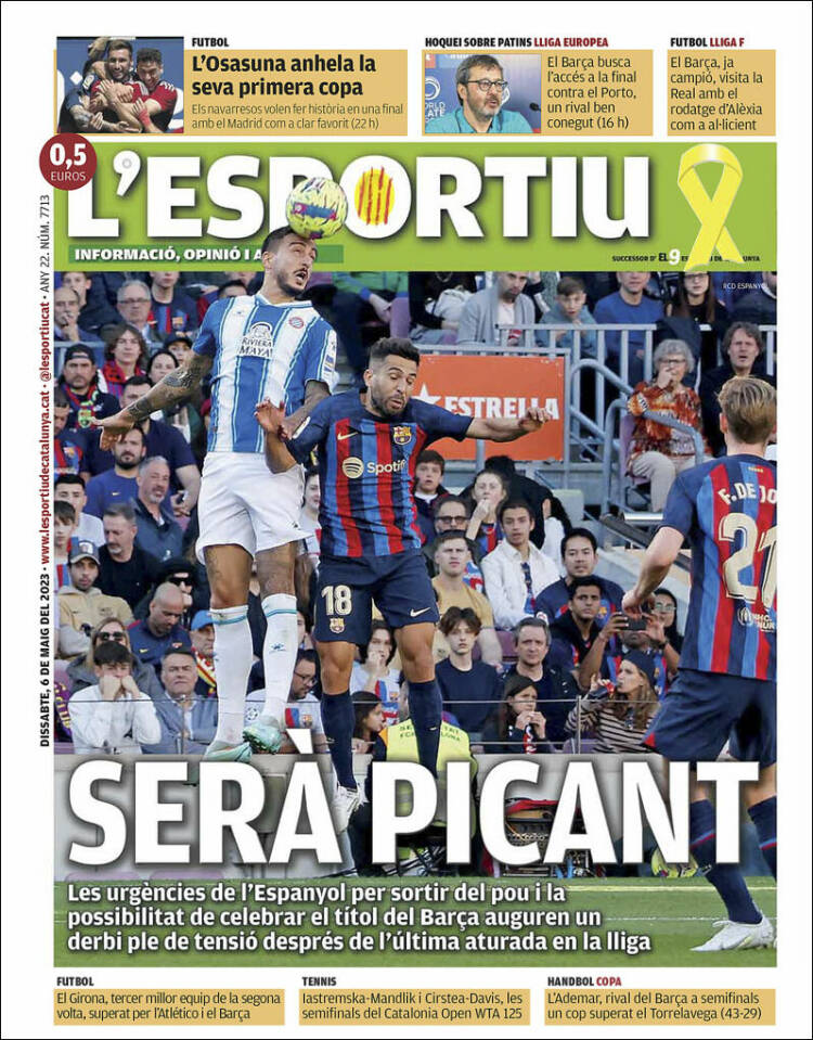 Portada de L'Esportiu (España)