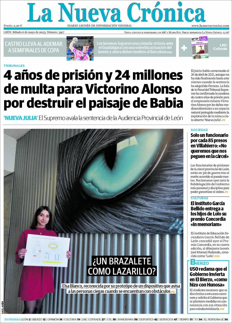 Portada de La Nueva Crónica (España)