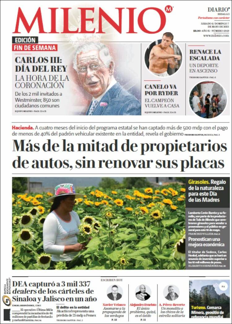 Portada de Milenio de Hidalgo (México)