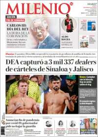 Portada de Milenio - Jalisco (México)