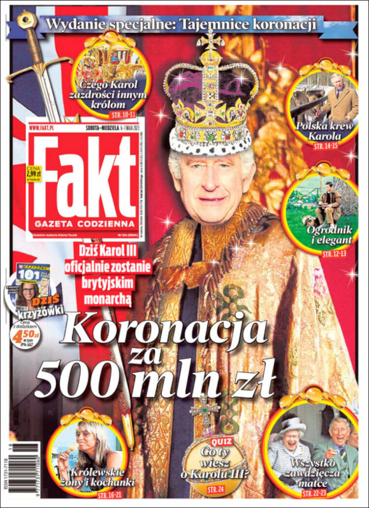 Portada de Fakt (Polonia)