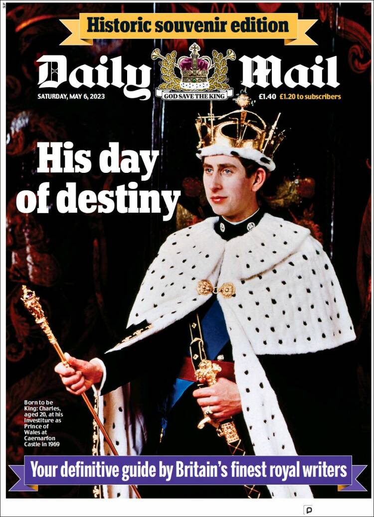 Portada de Daily Mail (United Kingdom)