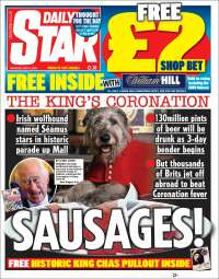 Portada de Daily Star (United Kingdom)