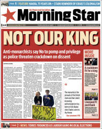 Portada de Morning Star (United Kingdom)