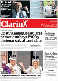 Portada de Clarín (Argentina)