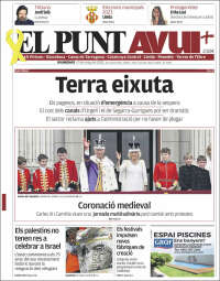 Portada de El Punt Avui (España)