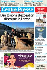 Portada de Centre Presse (Francia)