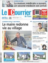 Portada de Le Courrier de l'Ouest (Francia)