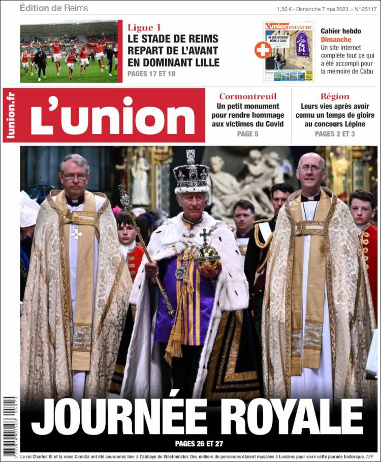 Portada de L'Union (Francia)