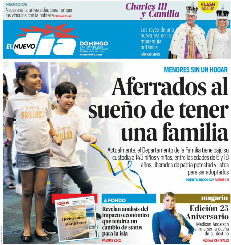 Portada de El Nuevo Día (Puerto Rico)