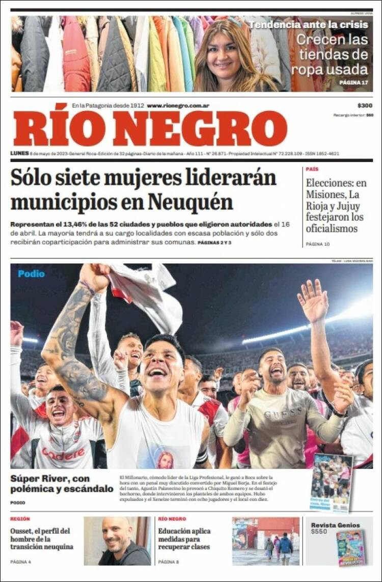 Portada de Rio Negro (Argentina)