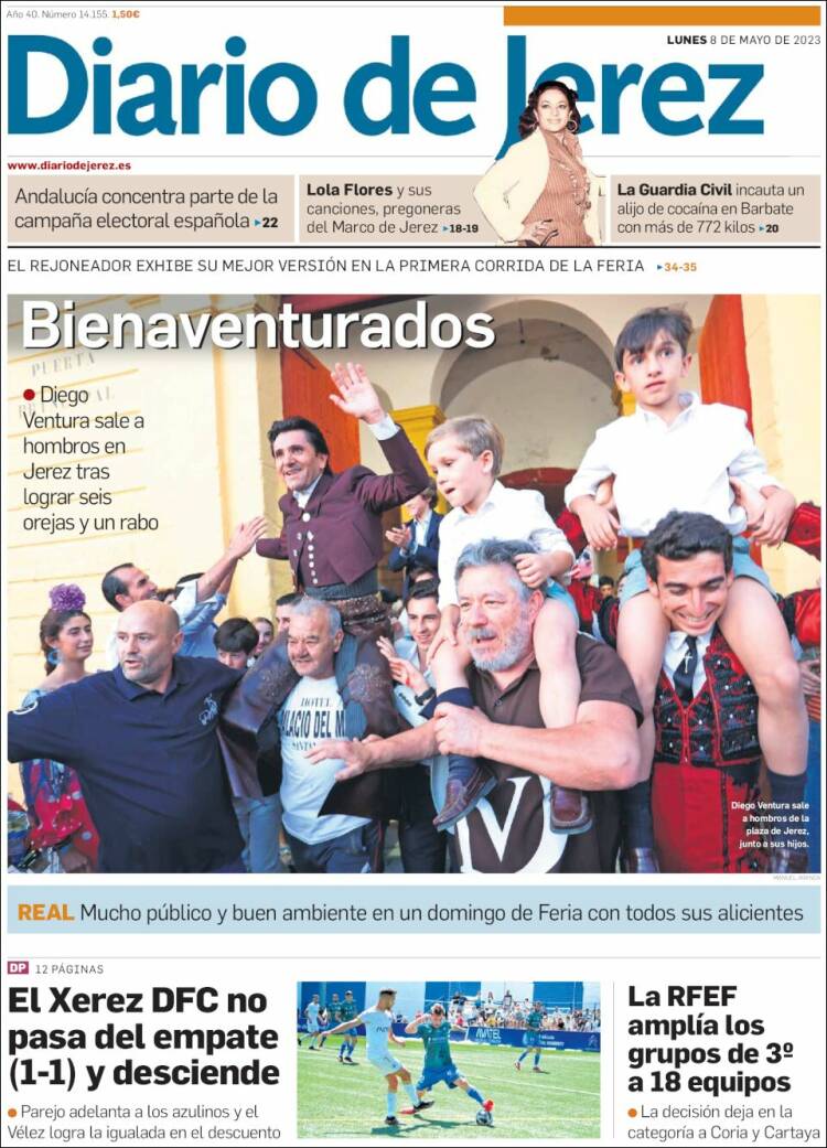 Portada de Diario de Jerez (España)