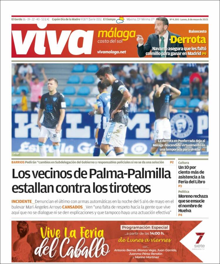 Portada de Viva Málaga (España)