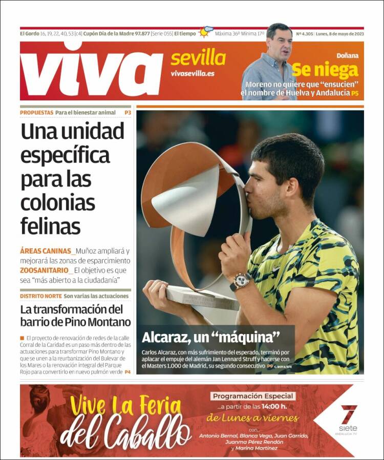 Portada de Viva Sevilla (España)