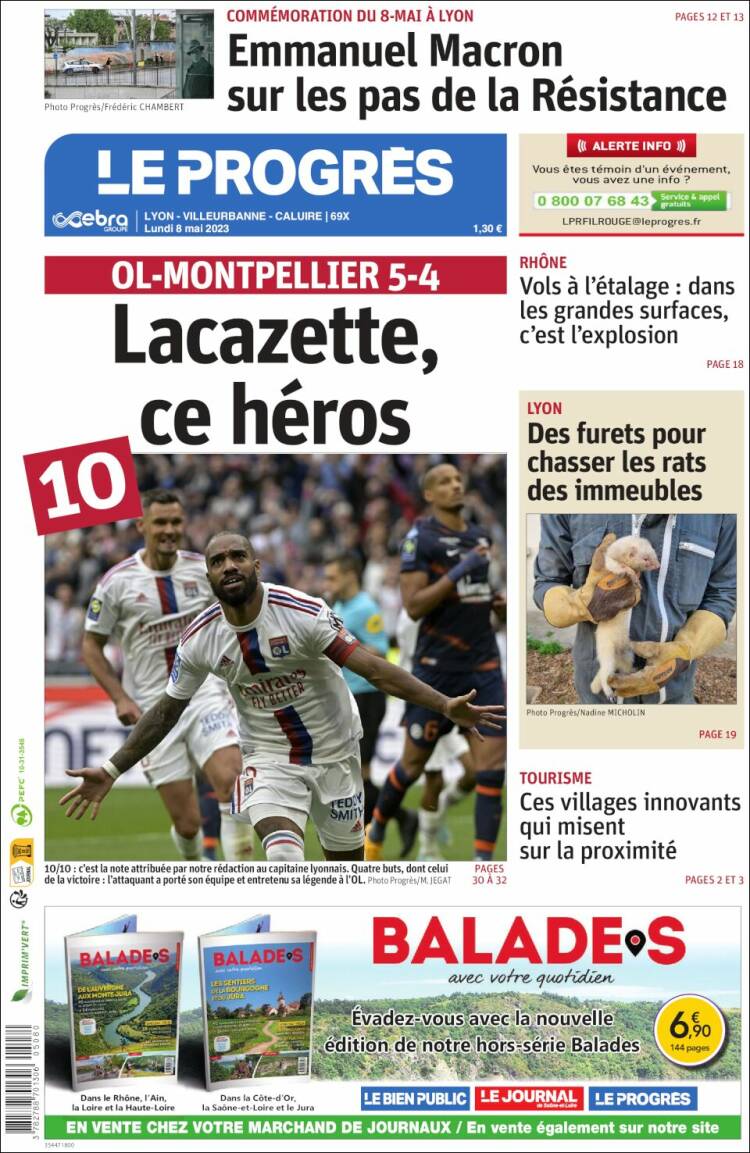Portada de Progres de Fecamp (Francia)