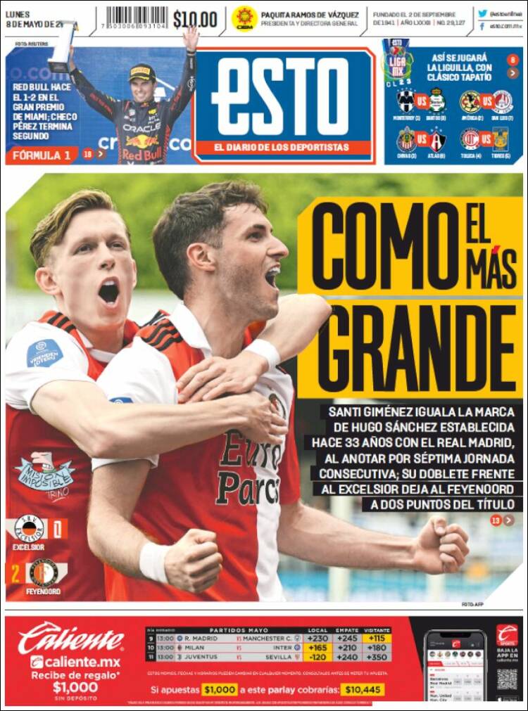 Portada de Esto (M&eacute;xico)