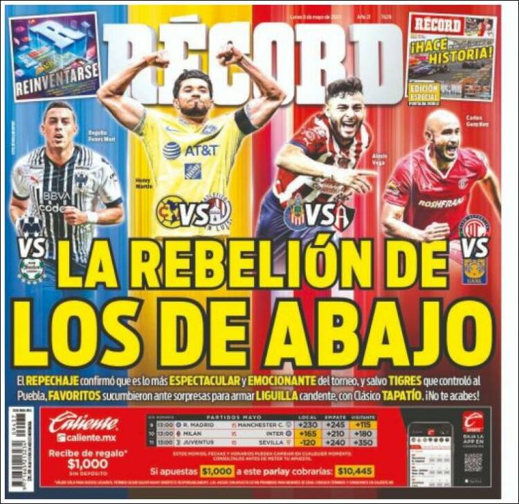 Portada de Record (M&eacute;xico)