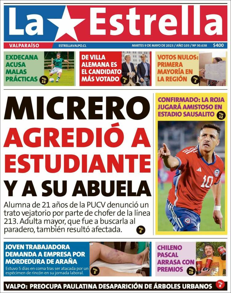 Portada de Estrella de Valparaiso (Chile)
