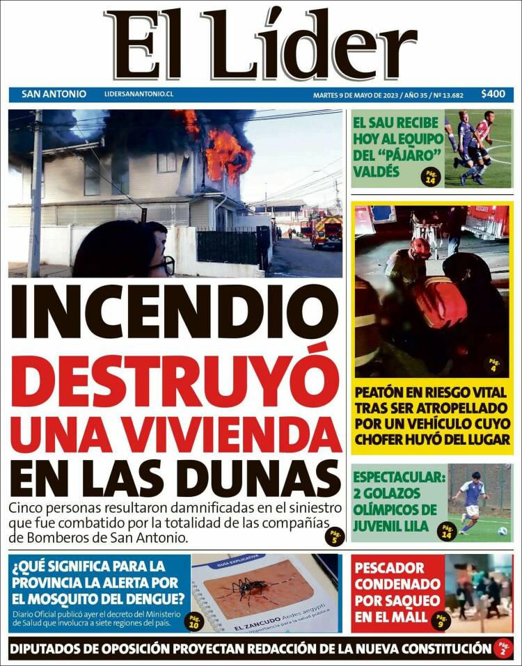 Portada de Lider de San Antonio (Chile)