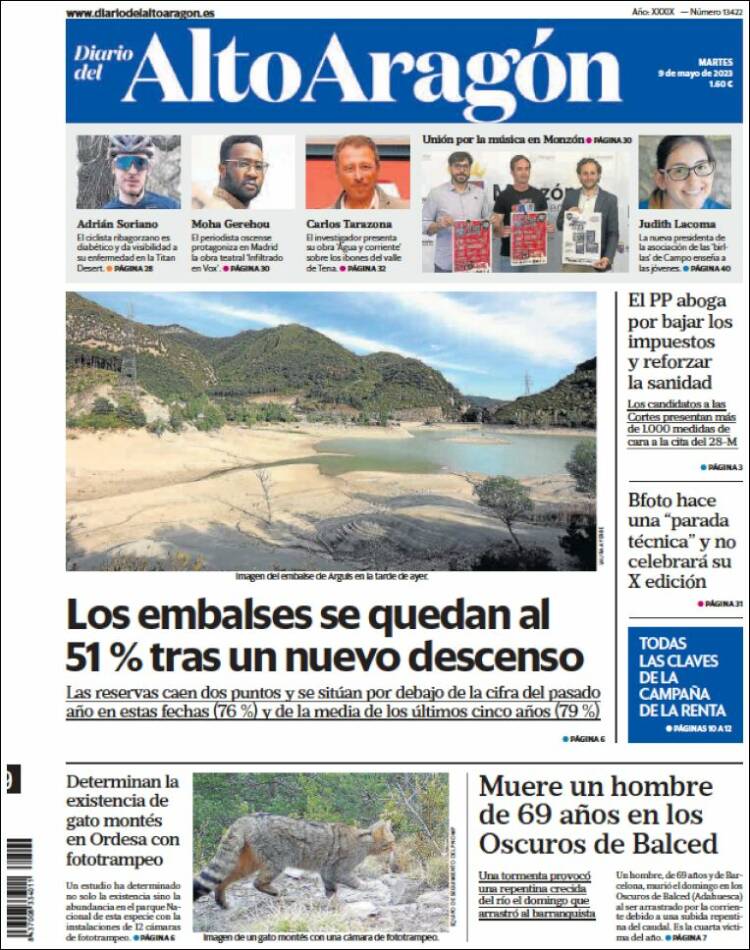 Portada de Diario del AltoAragón (Spain)