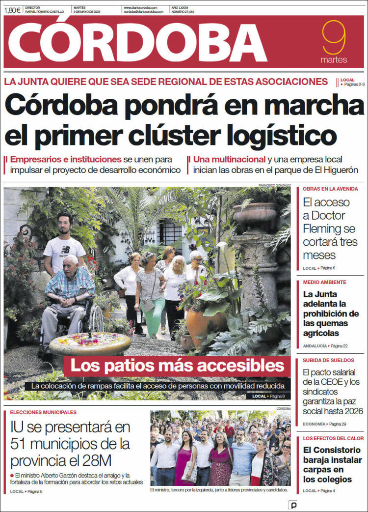 Portada de Diario de Córdoba (Spain)