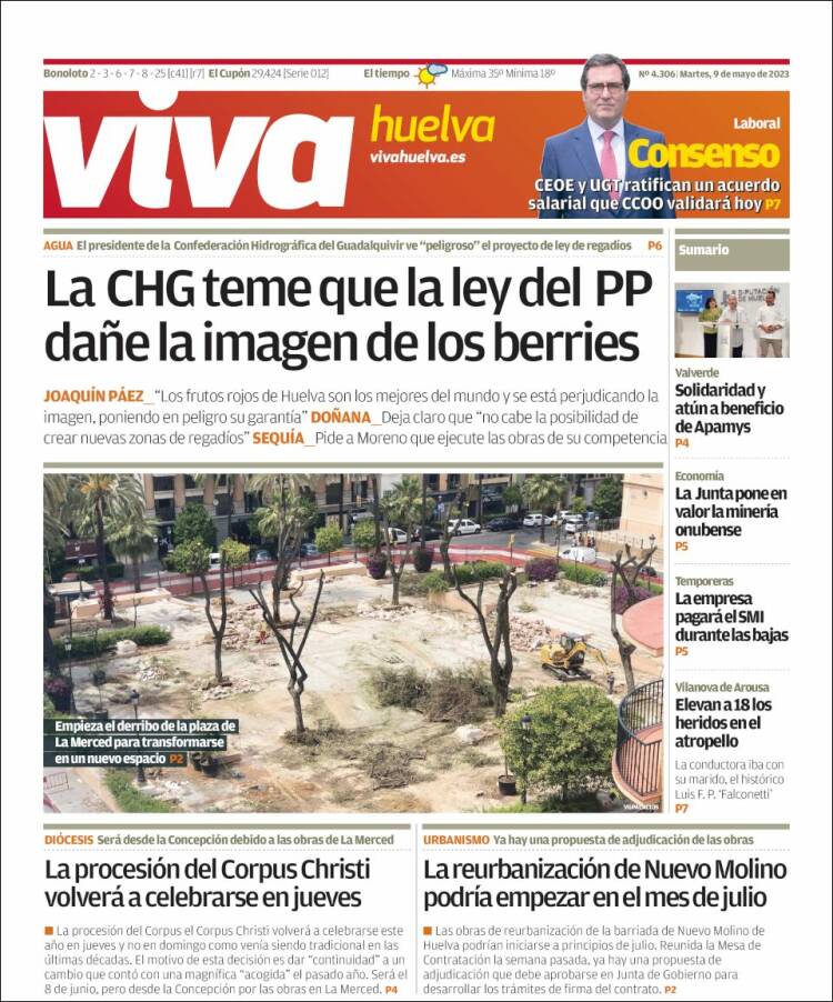 Portada de Viva Huelva (Spain)