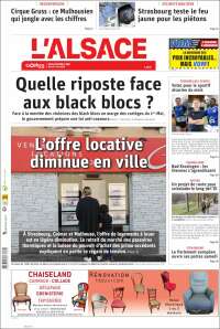 Portada de Journal L'Alsace (France)