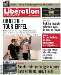 Portada de Libération Champagne (France)