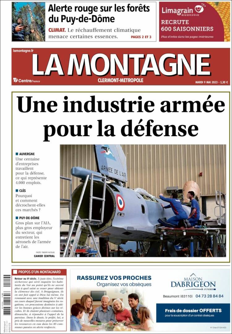 Portada de La Montagne (France)