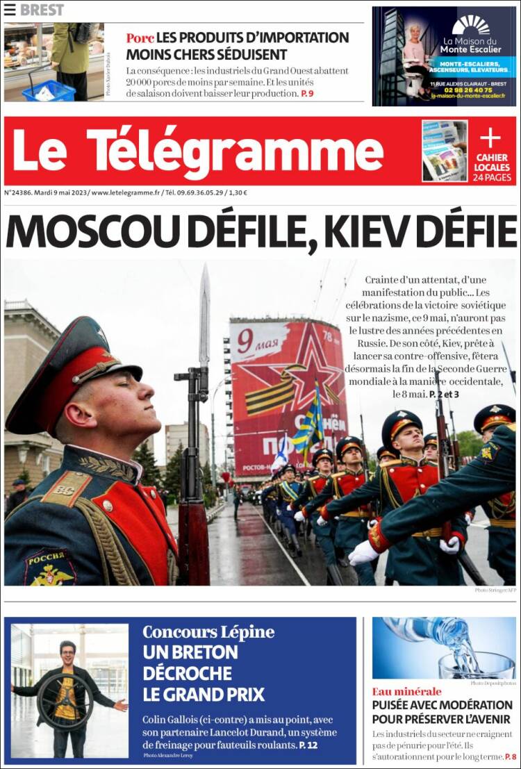 Portada de Télégramme (France)