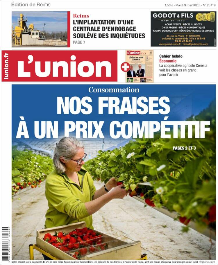 Portada de L'Union (France)