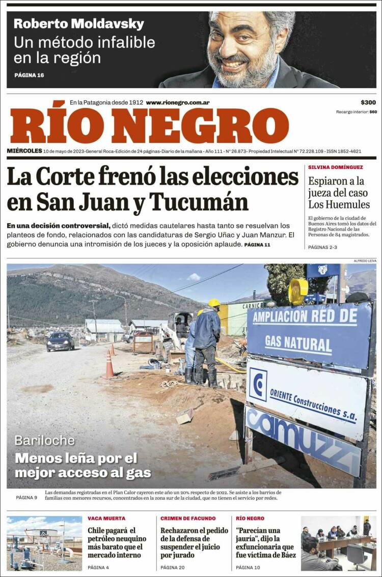 Portada de Rio Negro (Argentina)