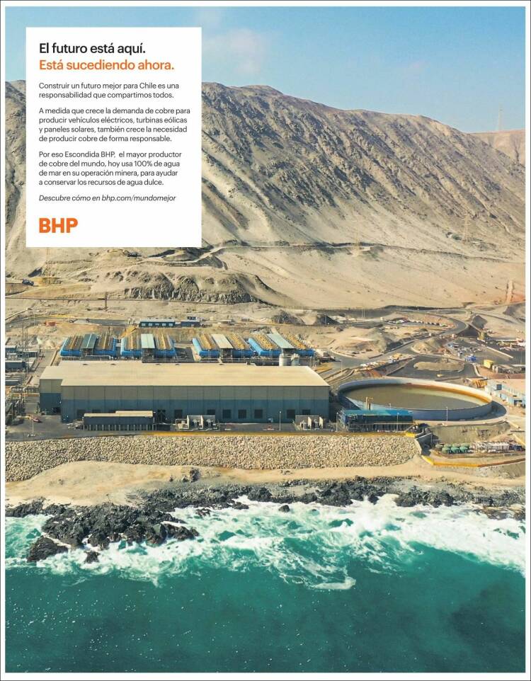 Portada de La Segunda (Chile)